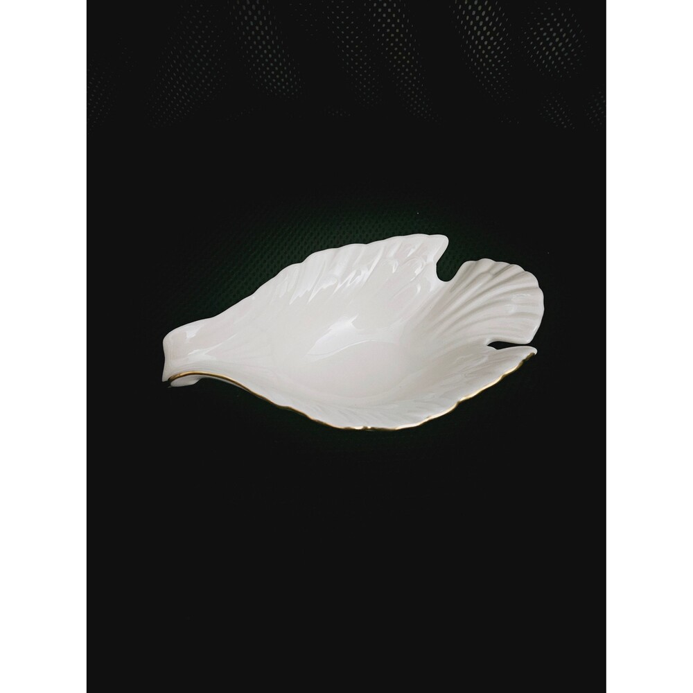 Vintage Lenox Dove Bowl, 24K Gold Trim, Condiment Serving Dish